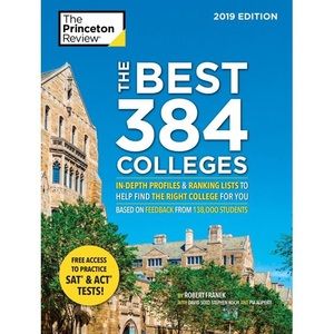 384 best colleges princeton review book